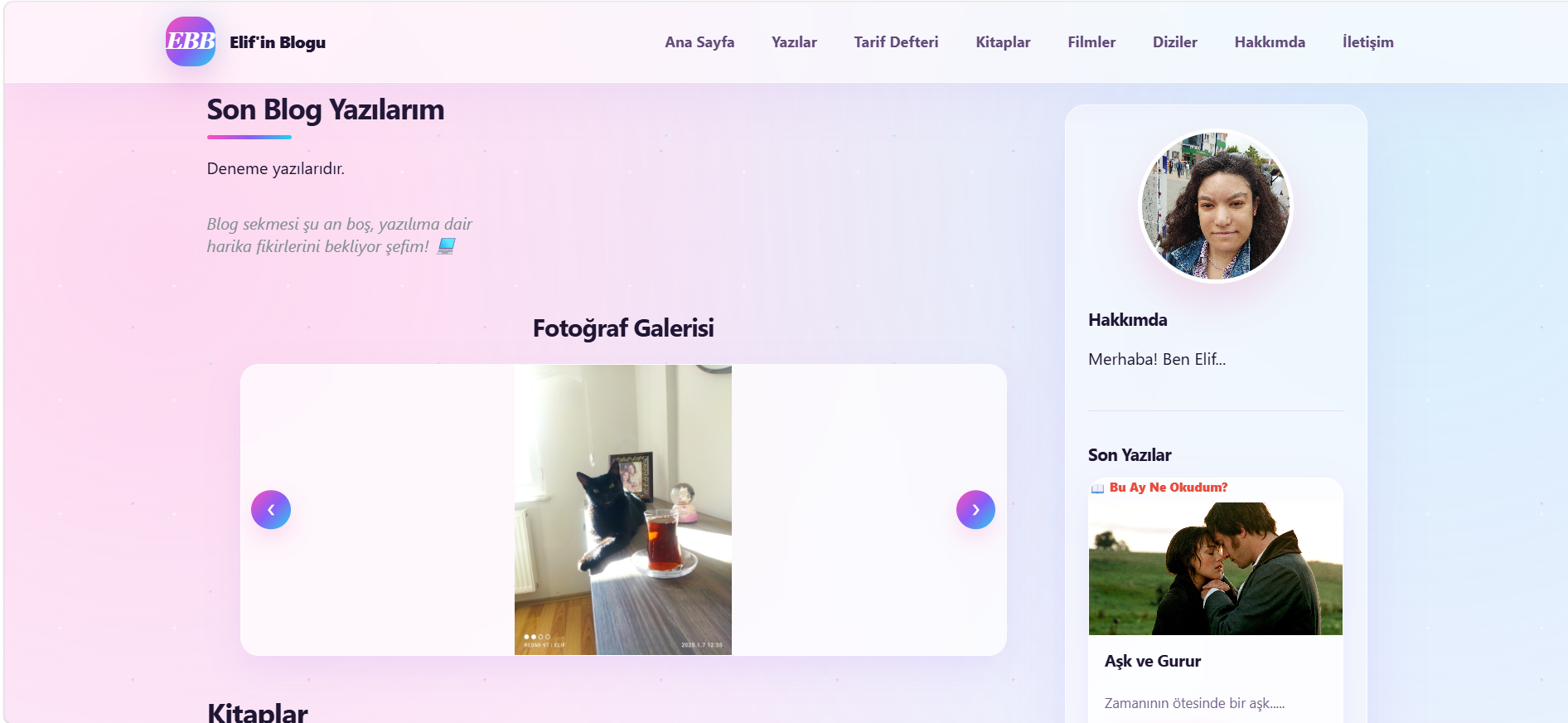 KİŞİSEL BLOG 